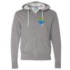 Unisex Lightweight Full-Zip Hooded Sweatshirt Thumbnail