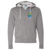Unisex Lightweight Full-Zip Hooded Sweatshirt Thumbnail
