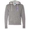 Unisex Lightweight Full-Zip Hooded Sweatshirt Thumbnail