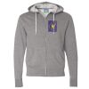 Unisex Lightweight Full-Zip Hooded Sweatshirt Thumbnail
