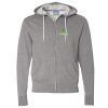 Unisex Lightweight Full-Zip Hooded Sweatshirt Thumbnail