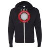Unisex Heathered French Terry Full-Zip Hooded Sweatshirt Thumbnail