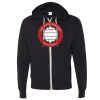 Unisex Heathered French Terry Full-Zip Hooded Sweatshirt Thumbnail