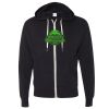 Unisex Heathered French Terry Full-Zip Hooded Sweatshirt Thumbnail