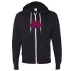 Unisex Heathered French Terry Full-Zip Hooded Sweatshirt Thumbnail