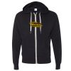 Unisex Heathered French Terry Full-Zip Hooded Sweatshirt Thumbnail