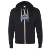 Unisex Heathered French Terry Full-Zip Hooded Sweatshirt Thumbnail