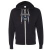 Unisex Heathered French Terry Full-Zip Hooded Sweatshirt Thumbnail