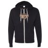 Unisex Heathered French Terry Full-Zip Hooded Sweatshirt Thumbnail