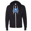 Unisex Heathered French Terry Full-Zip Hooded Sweatshirt Thumbnail