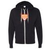 Unisex Heathered French Terry Full-Zip Hooded Sweatshirt Thumbnail