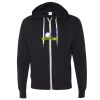 Unisex Heathered French Terry Full-Zip Hooded Sweatshirt Thumbnail