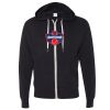 Unisex Heathered French Terry Full-Zip Hooded Sweatshirt Thumbnail