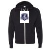 Unisex Heathered French Terry Full-Zip Hooded Sweatshirt Thumbnail
