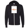 Unisex Heathered French Terry Full-Zip Hooded Sweatshirt Thumbnail