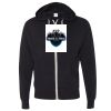 Unisex Heathered French Terry Full-Zip Hooded Sweatshirt Thumbnail