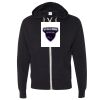 Unisex Heathered French Terry Full-Zip Hooded Sweatshirt Thumbnail