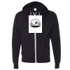 Unisex Heathered French Terry Full-Zip Hooded Sweatshirt Thumbnail
