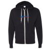Unisex Heathered French Terry Full-Zip Hooded Sweatshirt Thumbnail