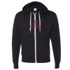 Unisex Heathered French Terry Full-Zip Hooded Sweatshirt Thumbnail