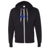 Unisex Heathered French Terry Full-Zip Hooded Sweatshirt Thumbnail