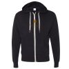 Unisex Heathered French Terry Full-Zip Hooded Sweatshirt Thumbnail