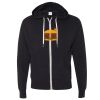 Unisex Heathered French Terry Full-Zip Hooded Sweatshirt Thumbnail