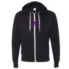 Unisex Heathered French Terry Full-Zip Hooded Sweatshirt Thumbnail