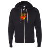 Unisex Heathered French Terry Full-Zip Hooded Sweatshirt Thumbnail