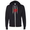 Unisex Heathered French Terry Full-Zip Hooded Sweatshirt Thumbnail
