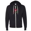 Unisex Heathered French Terry Full-Zip Hooded Sweatshirt Thumbnail