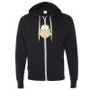 Unisex Heathered French Terry Full-Zip Hooded Sweatshirt Thumbnail