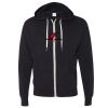 Unisex Heathered French Terry Full-Zip Hooded Sweatshirt Thumbnail