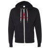 Unisex Heathered French Terry Full-Zip Hooded Sweatshirt Thumbnail