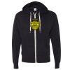 Unisex Heathered French Terry Full-Zip Hooded Sweatshirt Thumbnail