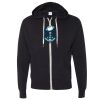 Unisex Heathered French Terry Full-Zip Hooded Sweatshirt Thumbnail