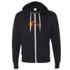 Unisex Heathered French Terry Full-Zip Hooded Sweatshirt Thumbnail