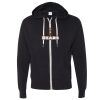 Unisex Heathered French Terry Full-Zip Hooded Sweatshirt Thumbnail