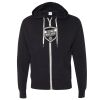 Unisex Heathered French Terry Full-Zip Hooded Sweatshirt Thumbnail