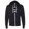 Unisex Heathered French Terry Full-Zip Hooded Sweatshirt Thumbnail