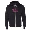 Unisex Heathered French Terry Full-Zip Hooded Sweatshirt Thumbnail