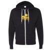 Unisex Heathered French Terry Full-Zip Hooded Sweatshirt Thumbnail
