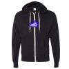 Unisex Heathered French Terry Full-Zip Hooded Sweatshirt Thumbnail
