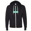 Unisex Heathered French Terry Full-Zip Hooded Sweatshirt Thumbnail