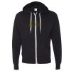 Unisex Heathered French Terry Full-Zip Hooded Sweatshirt Thumbnail