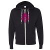 Unisex Heathered French Terry Full-Zip Hooded Sweatshirt Thumbnail
