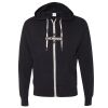 Unisex Heathered French Terry Full-Zip Hooded Sweatshirt Thumbnail