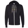 Unisex Heathered French Terry Full-Zip Hooded Sweatshirt Thumbnail