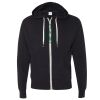 Unisex Heathered French Terry Full-Zip Hooded Sweatshirt Thumbnail