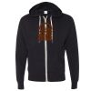 Unisex Heathered French Terry Full-Zip Hooded Sweatshirt Thumbnail